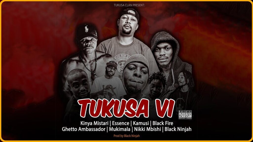 Download Audio | Kinya Mistari X Essence X Kamusi X BlackFire X Ghetto X Mukimala X Nikki Mbishi X Black Ninjah – Tukusa VI