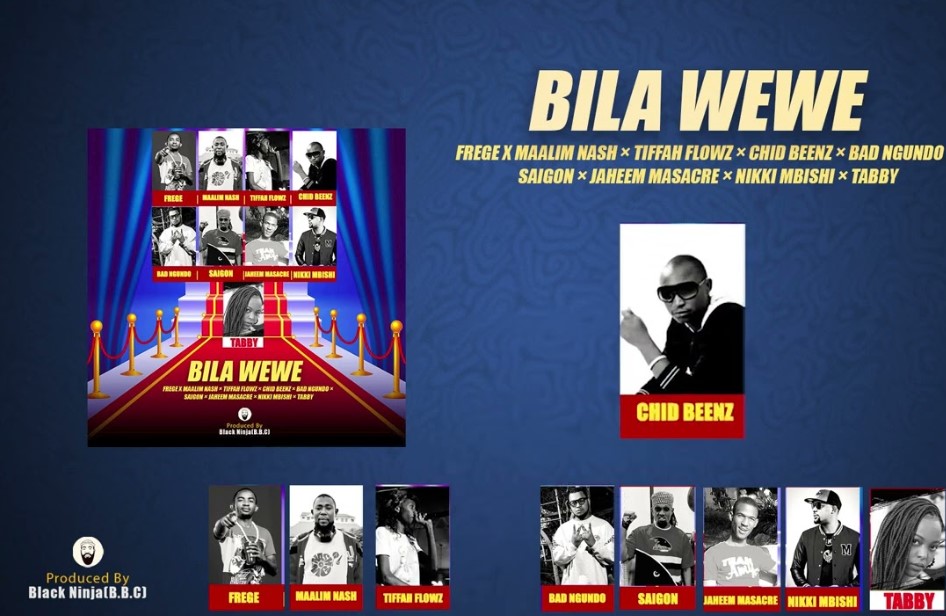 Download Audio | Frege X Nash MC X Tiffa flowz X Chid Beenz X Bad Ngundo X Saigon.. – Bila Wewe